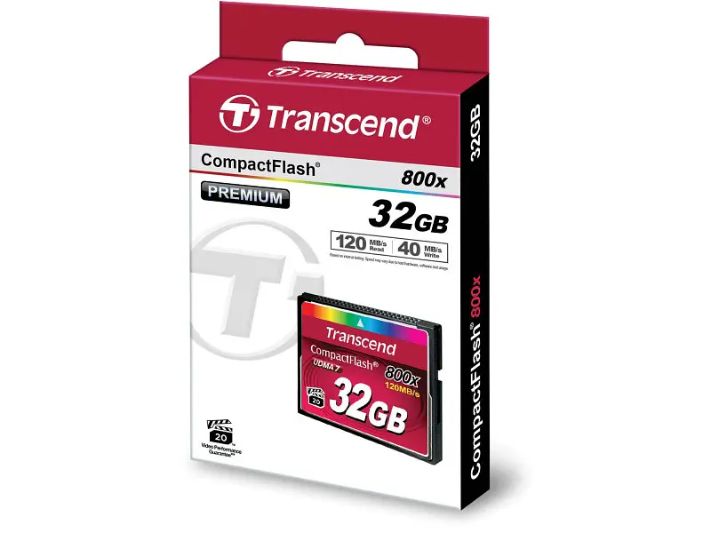 Карта пам'яті Transcend CompactFlash Card 800X 32 GB (TS32GCF800) - фото 2