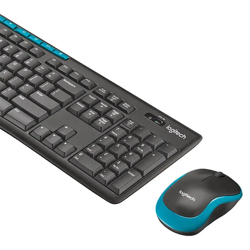 Бездротовий комплект миші та клавіатури Logitech Wireless Combo MK275 / USB 2.4 ГГц / 10 метрів / Чорний (920-008535) - фото 4