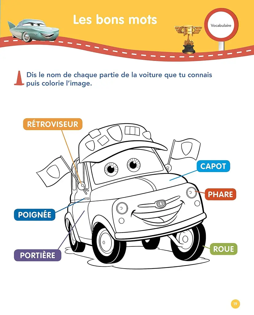 Je joue et j'apprends Cars TPS-PS - - фото 3