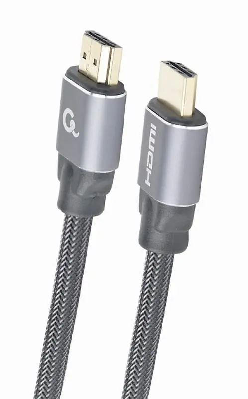 Кабель Cablexpert HDMI - HDMI V 2.0 (M/M), 2 м, чорний/сірий коробка (CCBP-HDMI-2M) - фото 2