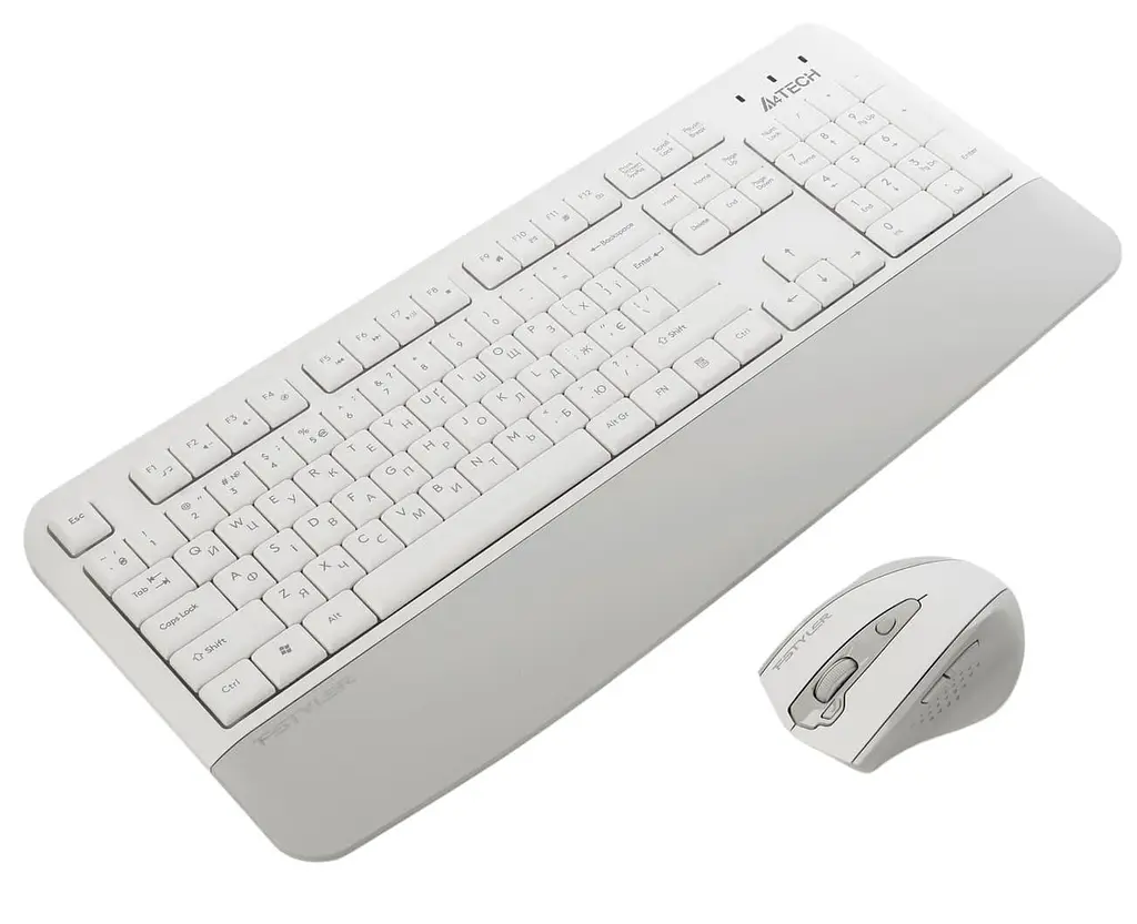 Комплект (клавиатура и мышь) A4Tech Fstyler FG2500S Plus White - фото 4