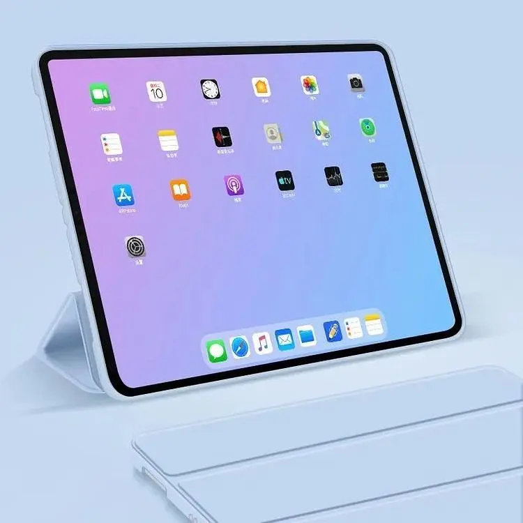 Чохол-книжка BeCover Tri Fold Soft TPU Silicone для Apple iPad Air 4/5 2020/2022 10.9" Light Blue (708510) - фото 6