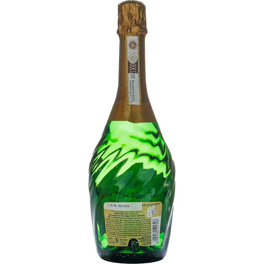 Вино ігристе Mondoro Asti біле солодке DOCG 7.5% 0.75 л (24645) - фото 2