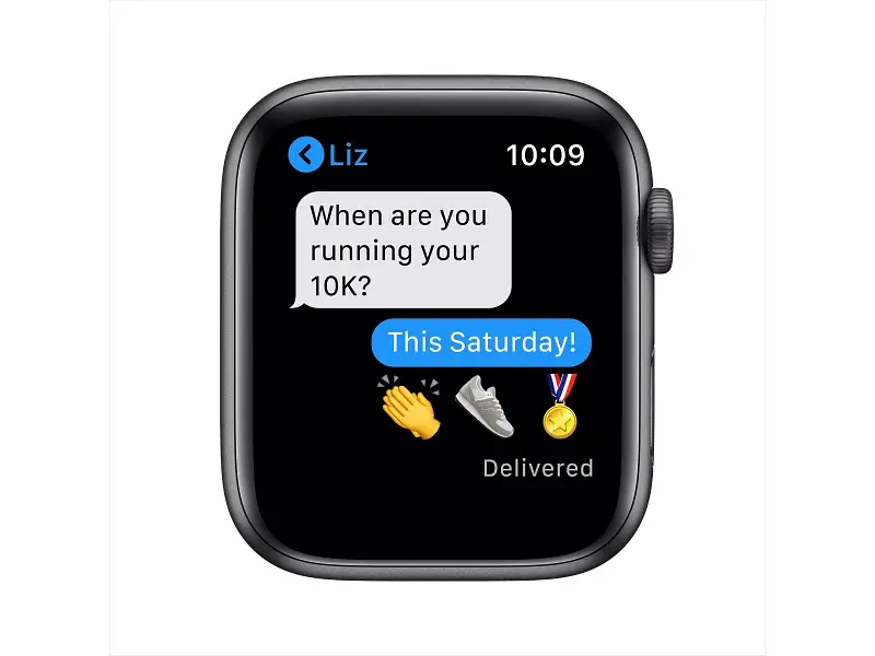 Смарт-годинник Apple Watch Series 6 GPS 44mm Space Gray Aluminum Case w. Black Sport B. (M00H3) - фото 4