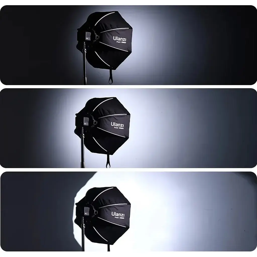 Видеосвет Ulanzi Vijim 60cm Octagonal Softbox with Xiaomini Bowens Mount and Grid UV-L068 LAS002 - фото 5