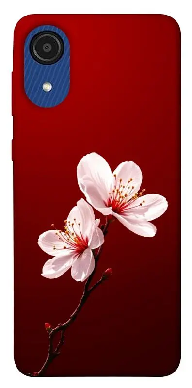 Чохол Demsky Sakura red для Samsung Galaxy A03 Core