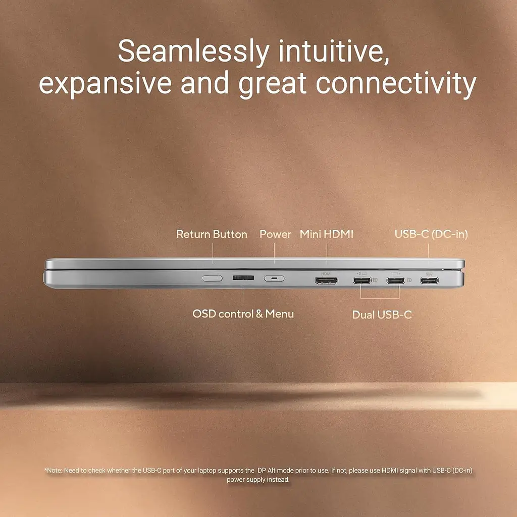 Монітор 2x14" ASUS ZenScreen DUO MQ149CD Portable (90LM0AKV-B01N70) 1920x1200 (FullHD 16:10) OLED 60 Hz - фото 11