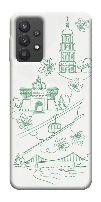 TPU чохол Demsky Heart of Kyiv для Samsung Galaxy A32 (A326B) 5G