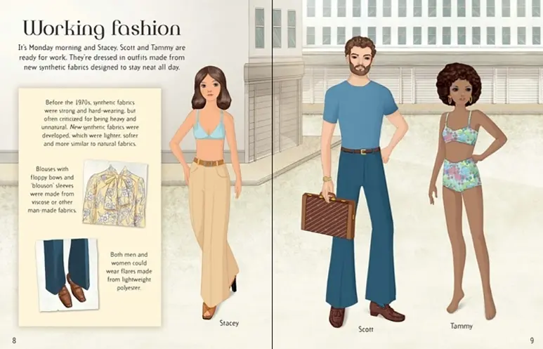 1970s Fashion Sticker Book - Emily Bone, англ. язык (9781474941860) - фото 4