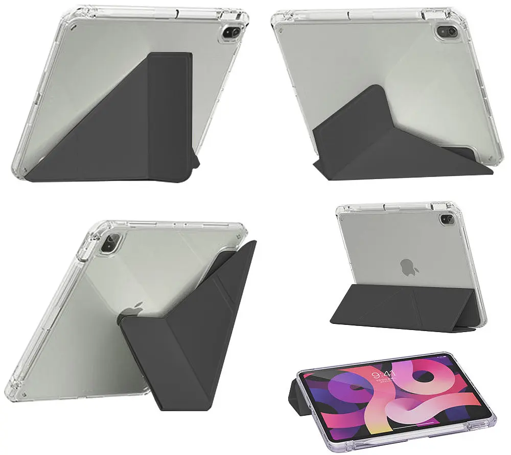 Чохол-книжка BeCover Ultra Slim Прозорий з кріпленням Apple Pencil для Apple iPad Air 11 M2 2024 Чорний (711389) - фото 3