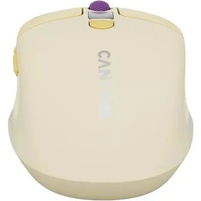Комп'ютерна мишка Canyon MW-26 LCD Silent Wireless/Bluetooth Yellow (CNS-CMSW26Y) - фото 8