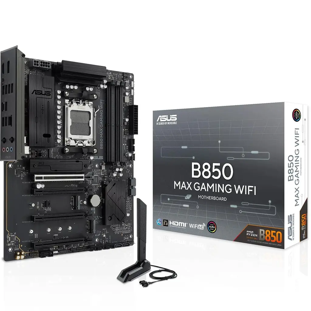 Материнська плата ASUS B850 MAX GAMING WIFI (B850 MAX GAMING WIFI) (Socket AM5, AMD B850, ATX) - фото 8