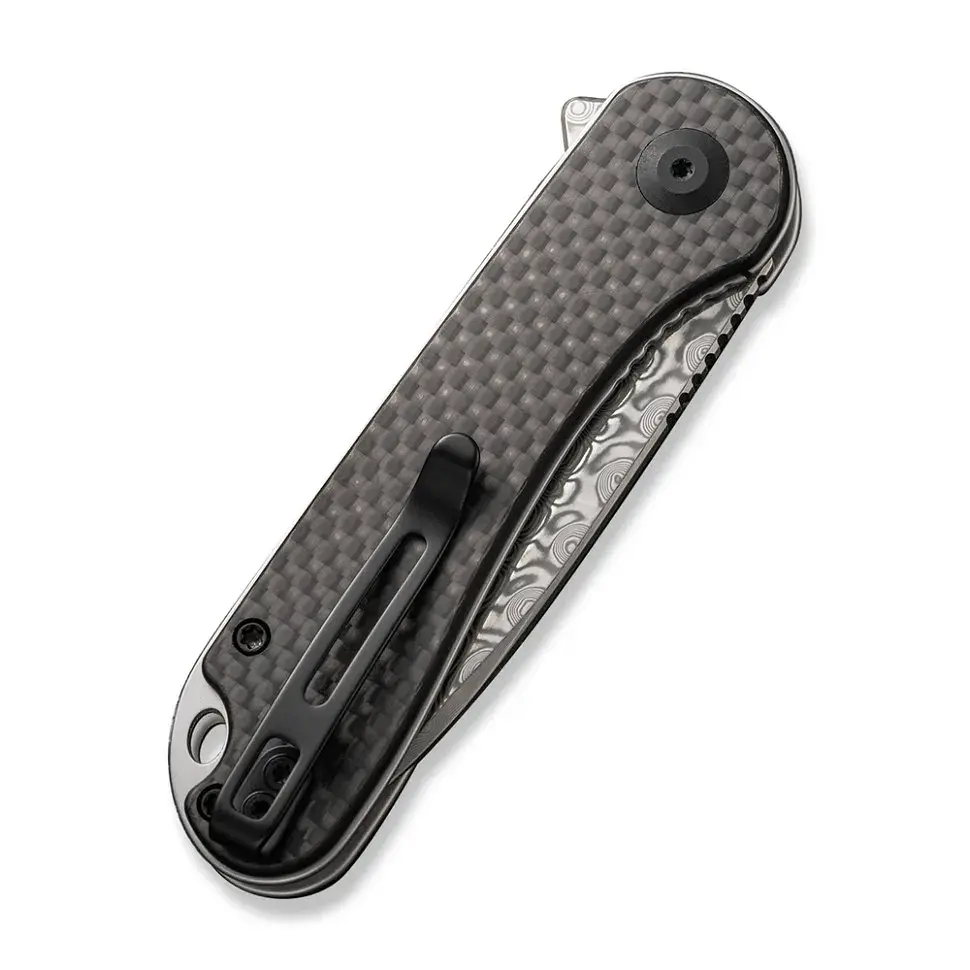 Ніж Civivi Elementum, Damascus, Carbon Fiber/G10 (C907DS) - фото 5