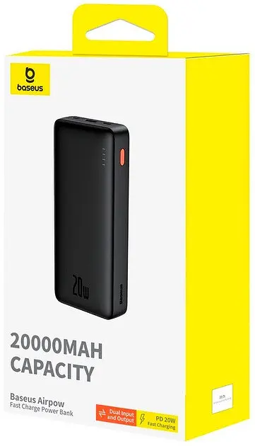 Портативний акумулятор - павер-банк Baseus Airpow Fast Charge 20000mAh 20W P10022804113-00 - фото 7