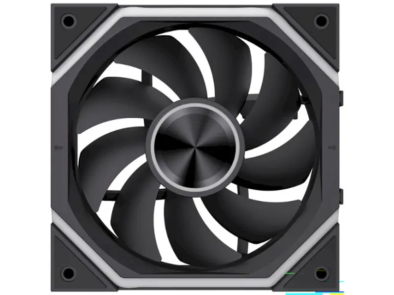 Корпусний вентилятор Gamemax FN12A-N2 WL Black 3-Pack - фото 7