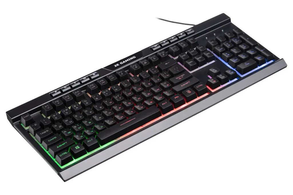 Клавіатура 2E Gaming KG300UB LED Ukr Black (2E-KG300UB) - фото 2