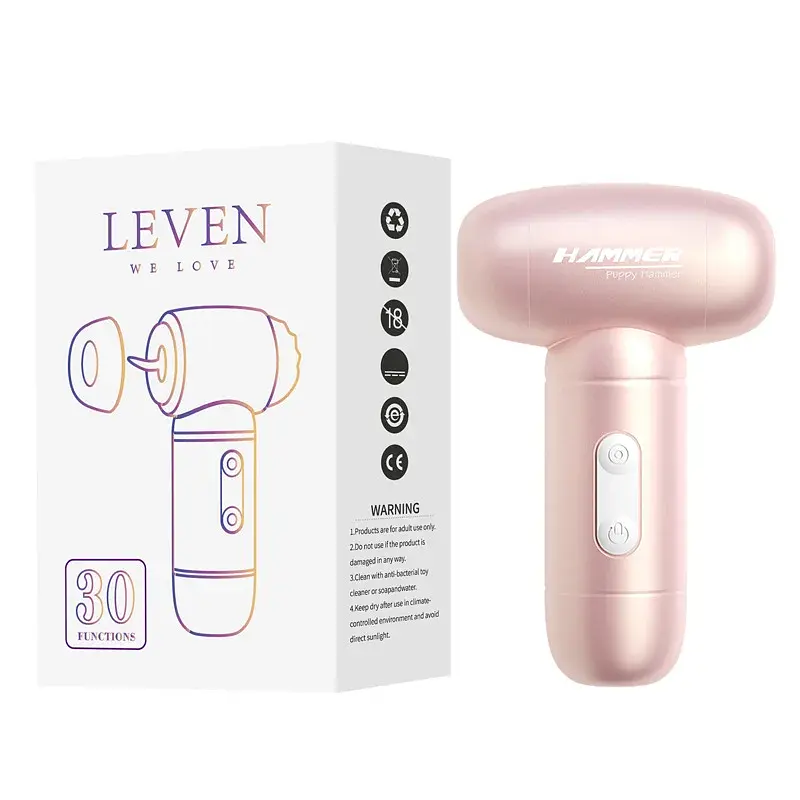 Вібратор вакуумний кліторальний LILO Puppy Hammer 3-в-1 вібрація всмоктування лизання 30 режимів рожевий - фото 5