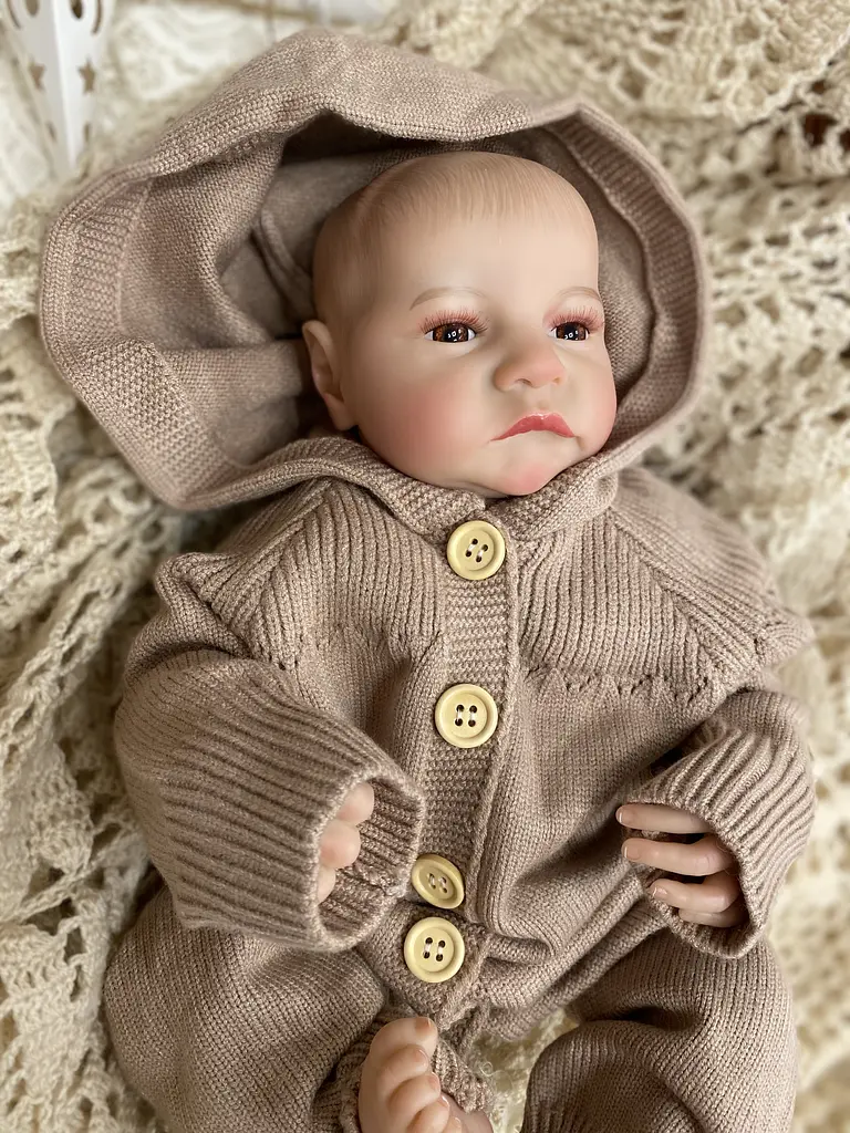 Силіконова колекційна лялька реборн reborn хлопчик сівби повністю анатомічна Reborn Dolls det0018817 - фото 3