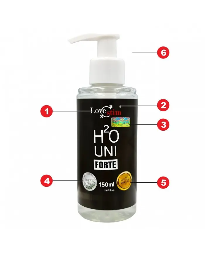 Лубрикант на водній основі H2O forte 150 ml - фото 3