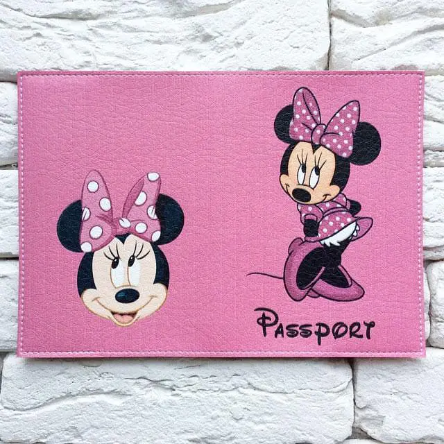 Обкладинка для паспорта Minnie Mouse (рожевий) - фото 3