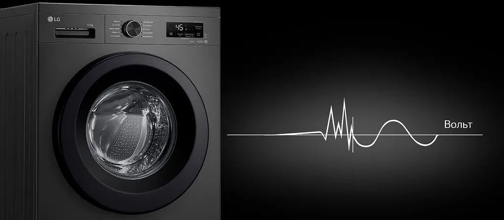 LG Пральна машина фронтальна, 6.5кг, 1200, В, 44см, - фото 4