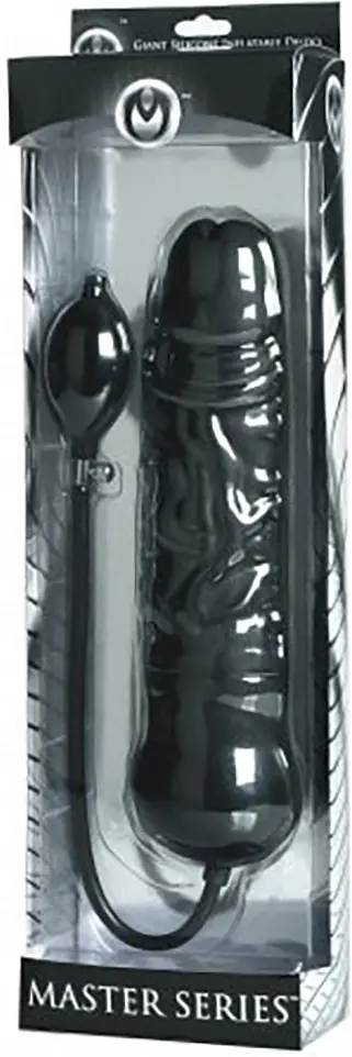 Флоімітатор Master Series Primal Inflatable 21.5 см чорний - фото 2