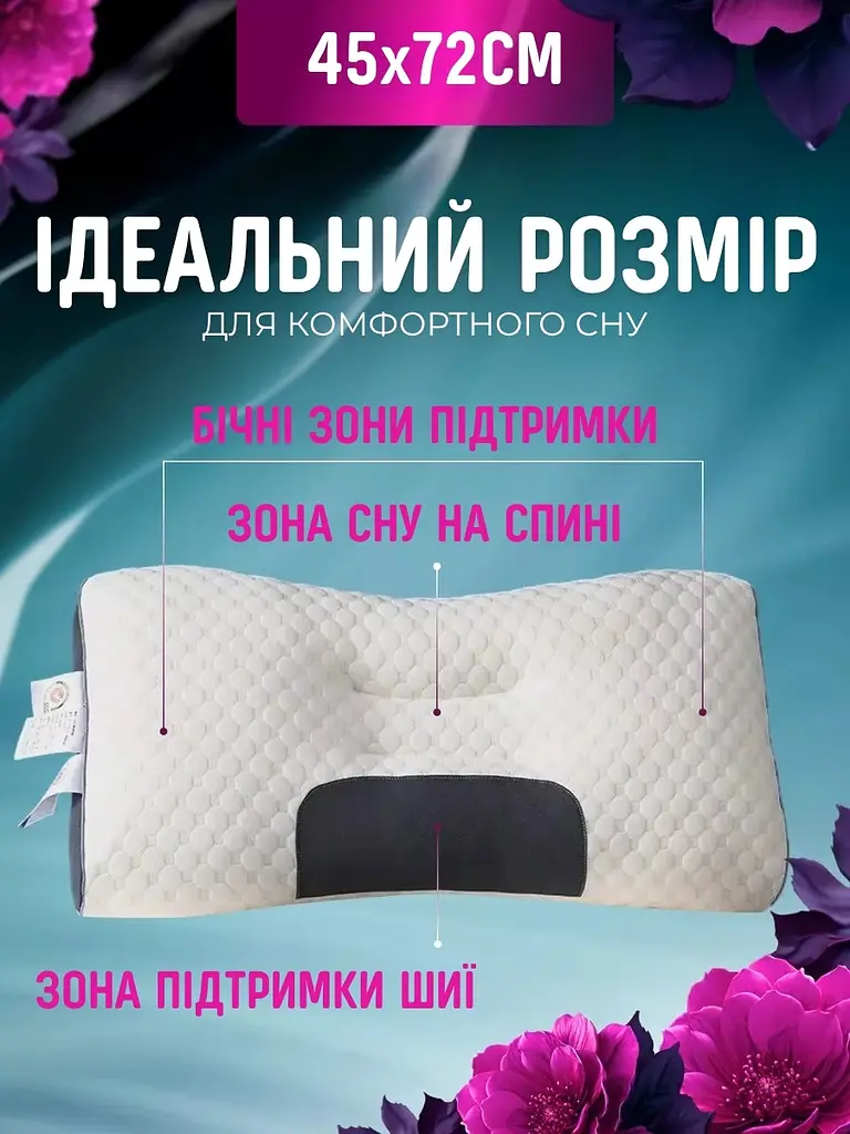 Ортопедическая подушка для сна с массажным эффектом - фото 7