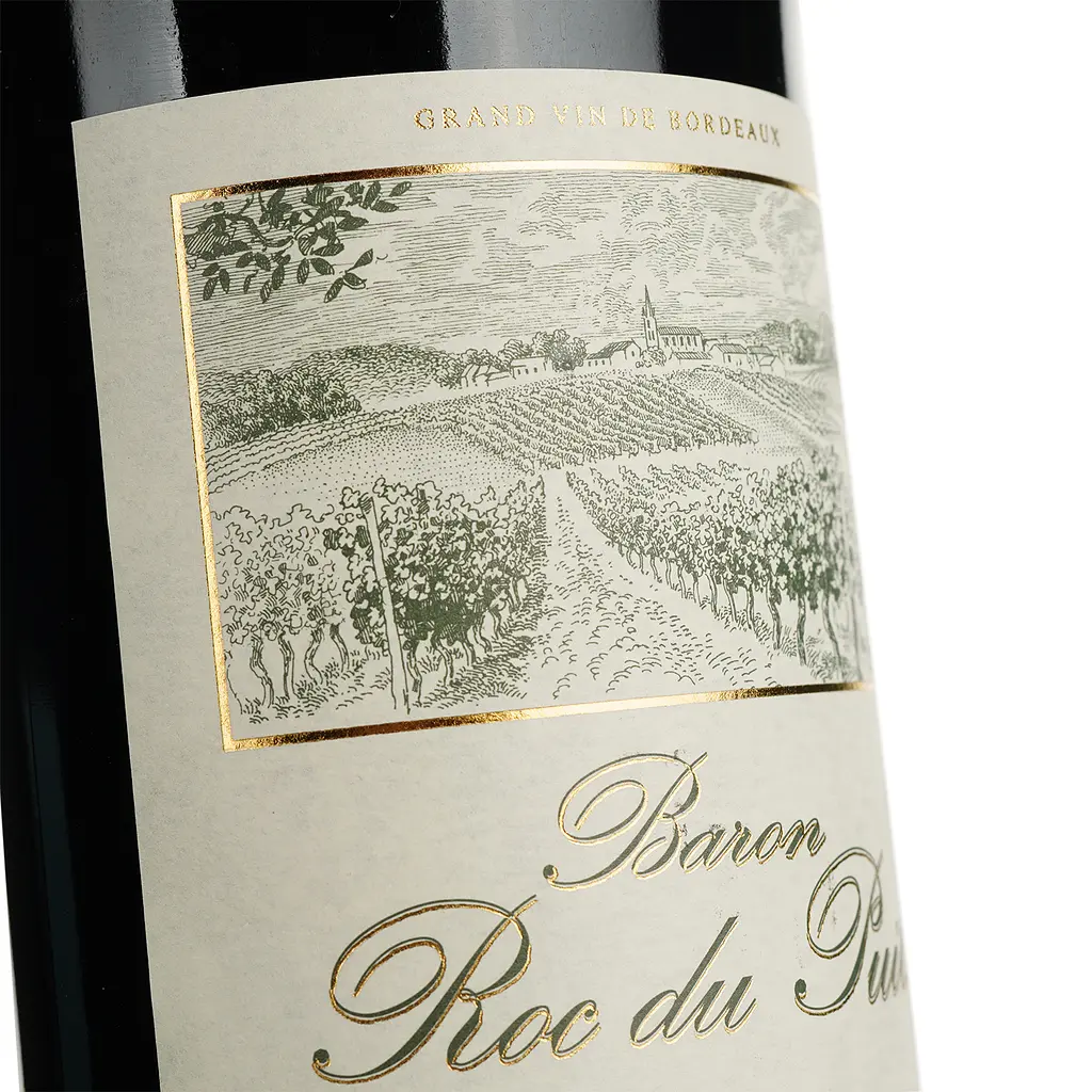 Вино AG Vins Baron Roc Du Puits AOP Medoc, красное, сухое, 0,75 л (917835) - фото 5