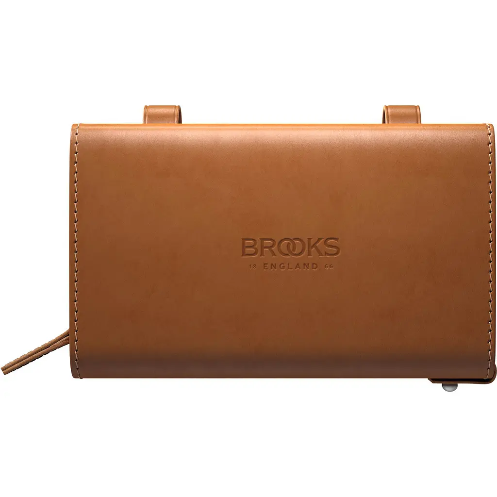 Сумка під сідло Brooks D-Shaped Tool Bag 1lt Світло-коричневий (1007-009055) - фото 3