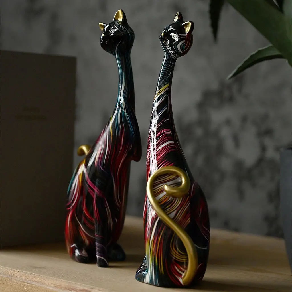 Декоративна статуетка MBM My Home Кішка (DH-ST-21 S COLOR) - фото 8