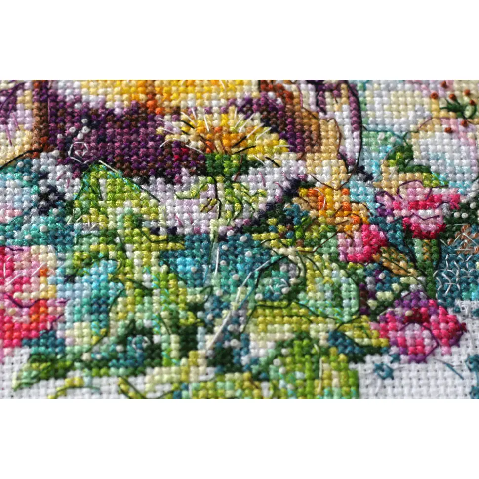 Набір для вишивання хрестиком "Каремельна павутинка" AH-085 22х19 см - фото 5