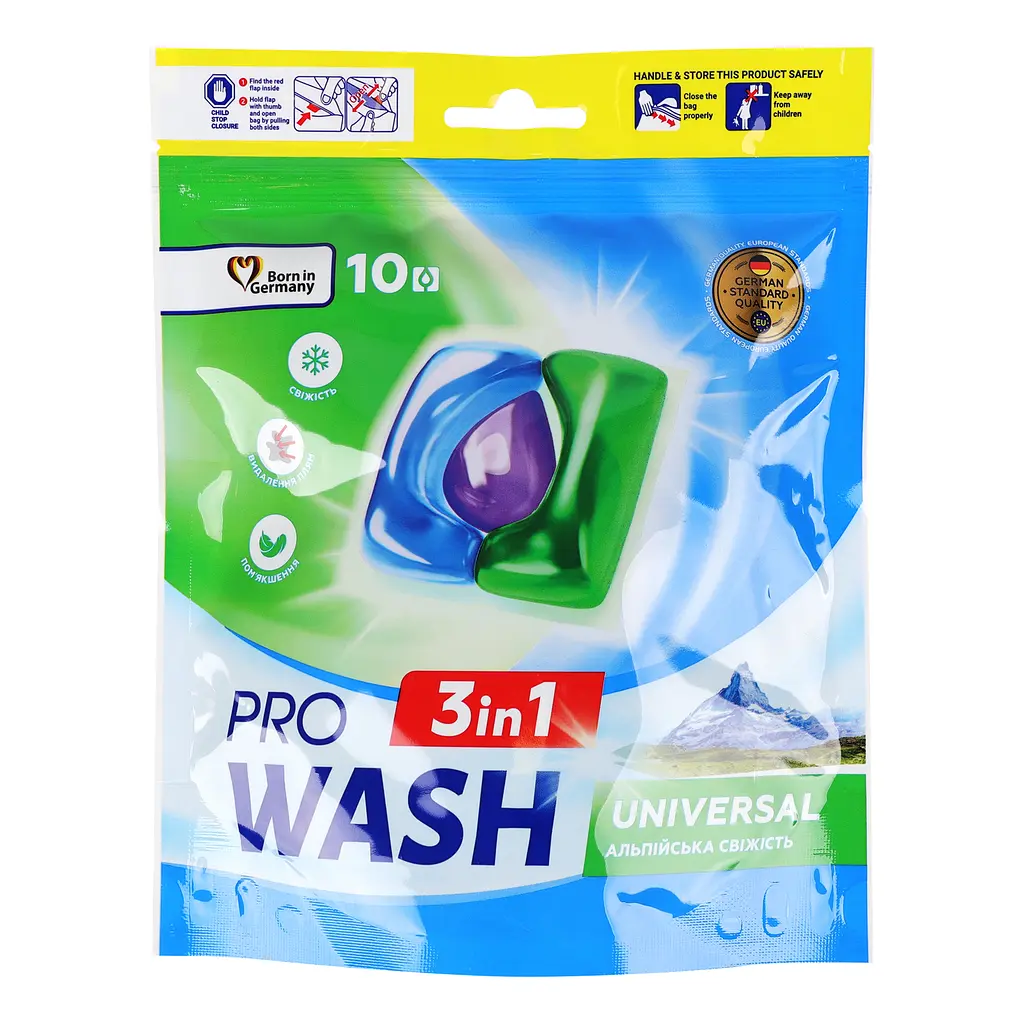 Капсули для прання ProWash Альпійська свіжість 10 шт. - фото 2