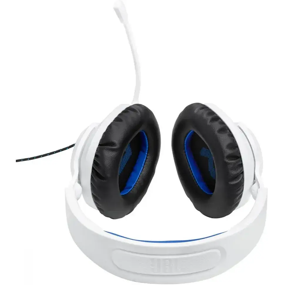 Навушники з мікрофоном JBL Quantum 100P Console White (JBLQ100PWHTBLU) - фото 5