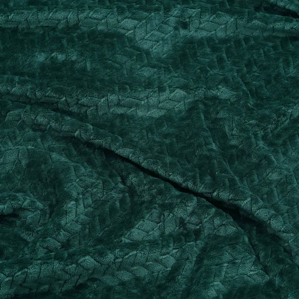 Плед Ardesto Jacquard Braid 200х160 см смарагдовий (ART0207JB) - фото 2