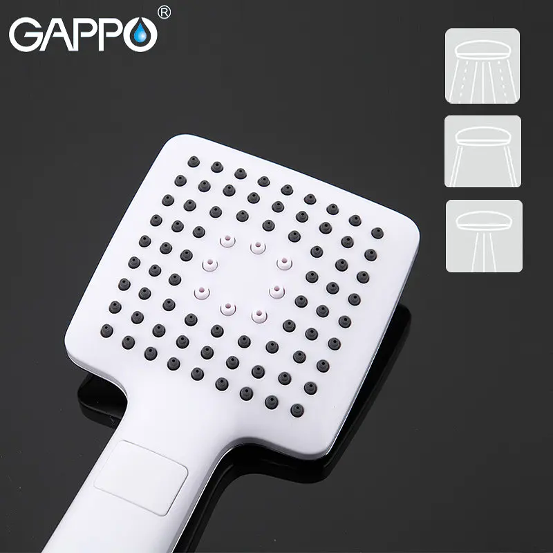 Ручной душ Gappo G27, 3-режим, белый, Белый - фото 3