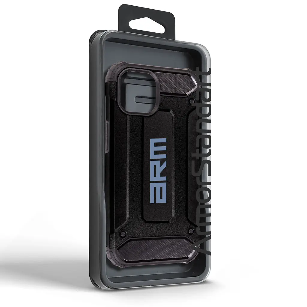 Чохол до мобільного телефона Armorstandart Panzer Apple iPhone 15 Black (ARM73738) - фото 7