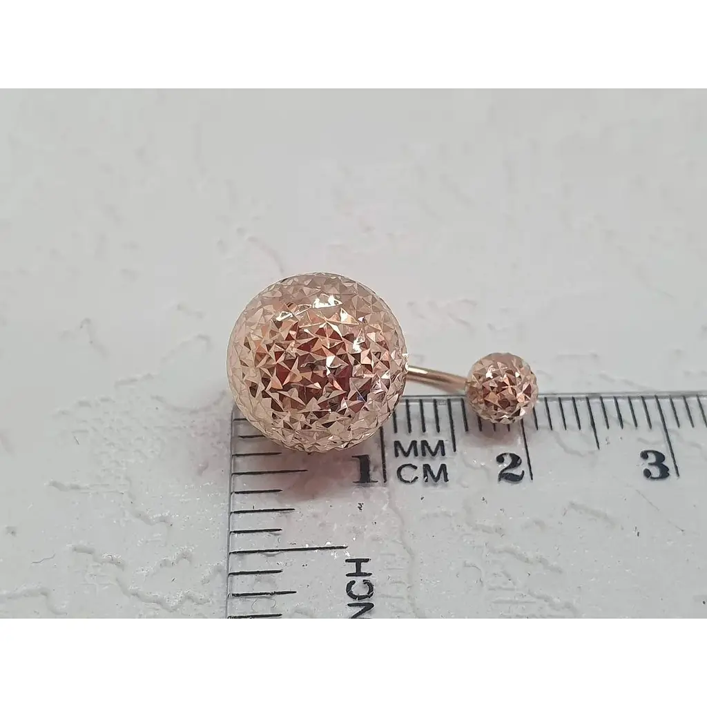 Золотая серьга-пирсинг Favoritum. 310129_12_А - фото 3