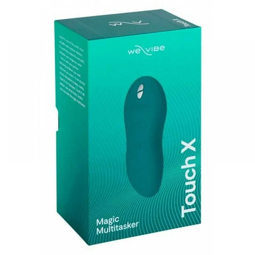 Лубрикант We-Vibe Touch X + 50 мл - Вібратор 10.2х4.3 см зелений - фото 7