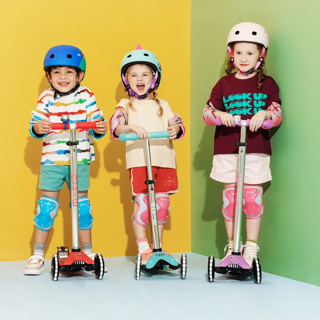 Захисний комплект налокітники та наколінники Micro розмір S синій (AC5474) - фото 7