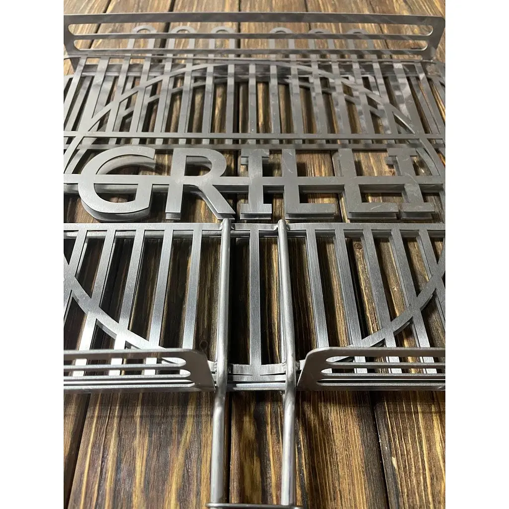 Решітка-гриль Grilli для барбекю з харчової нержавіючої сталі 1.5 мм 42x32 см (777767) - фото 10