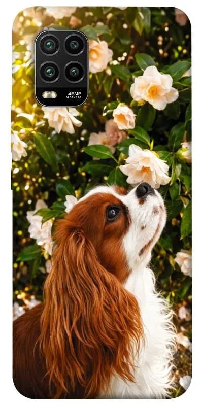 TPU чохол Demsky Flower spaniel для Xiaomi Mi 10 Lite
