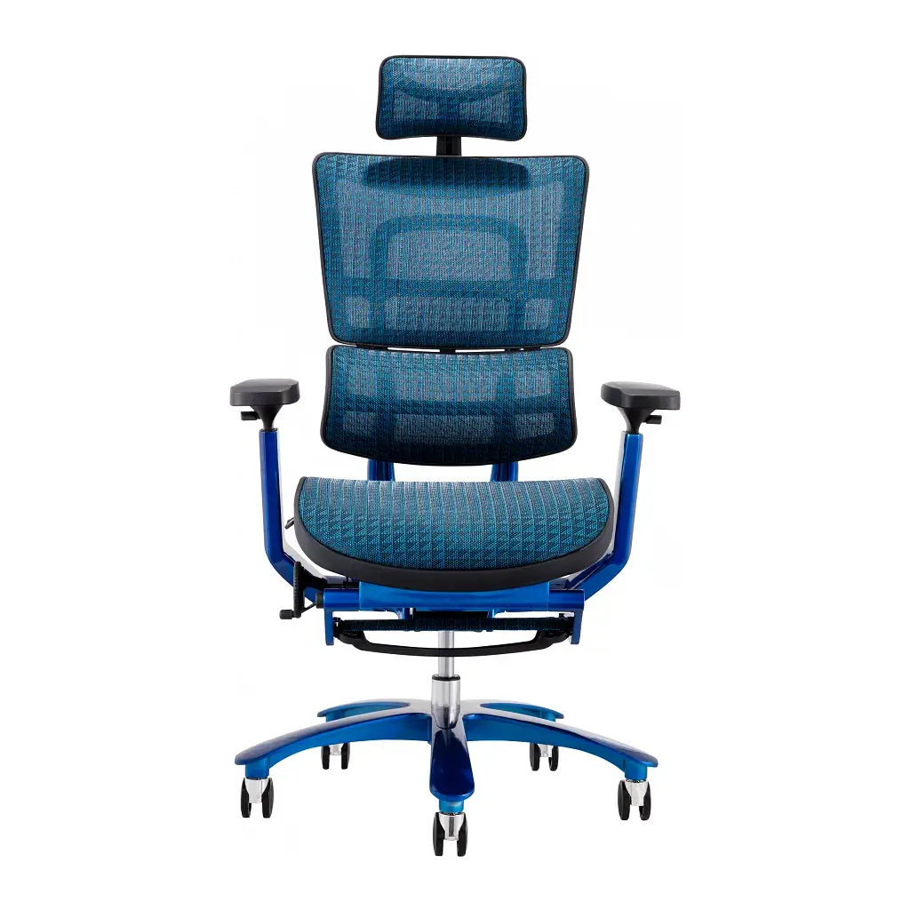 Офісне крісло GT Racer X-815L Black/Blue (X-815L Black/Blue (W-85)) - фото 4