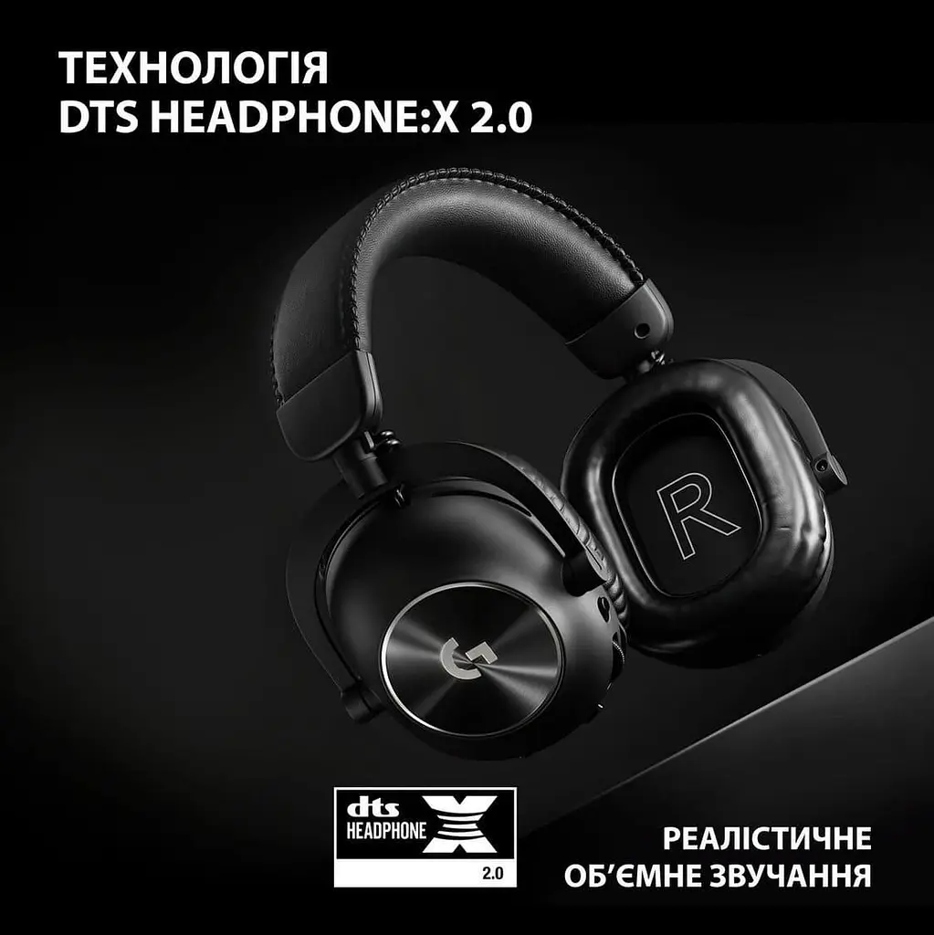 Ігрова гарнітура Logitech G Pro X 2 Lightspeed Wireless Black (981-001263) - фото 9