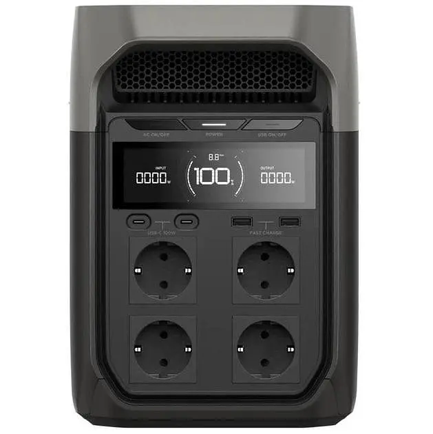 Зарядна станція EcoFlow DELTA 3 EU / 1800 Вт / 1024 Вт⋅год / LiFePO4 (EFDELTA3-EU) - фото 2