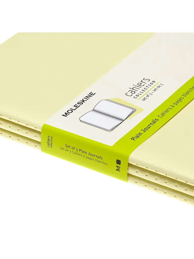 Записник Moleskine Cahier великий, Нелінований Ніжний Жовтий (CH023M23) - фото 5