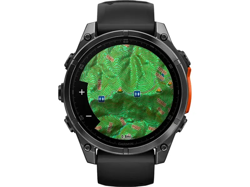 Спортивний годинник Garmin Fenix 8 47mm AMOLED Slate Gray with Black Silicone Band (010-02904-00) - фото 6