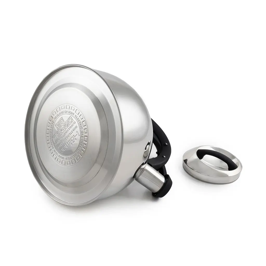 Чайник Holmer зі свистком, 2,5 л, сріблястий (WK-1425-BSSS Memory) - фото 9