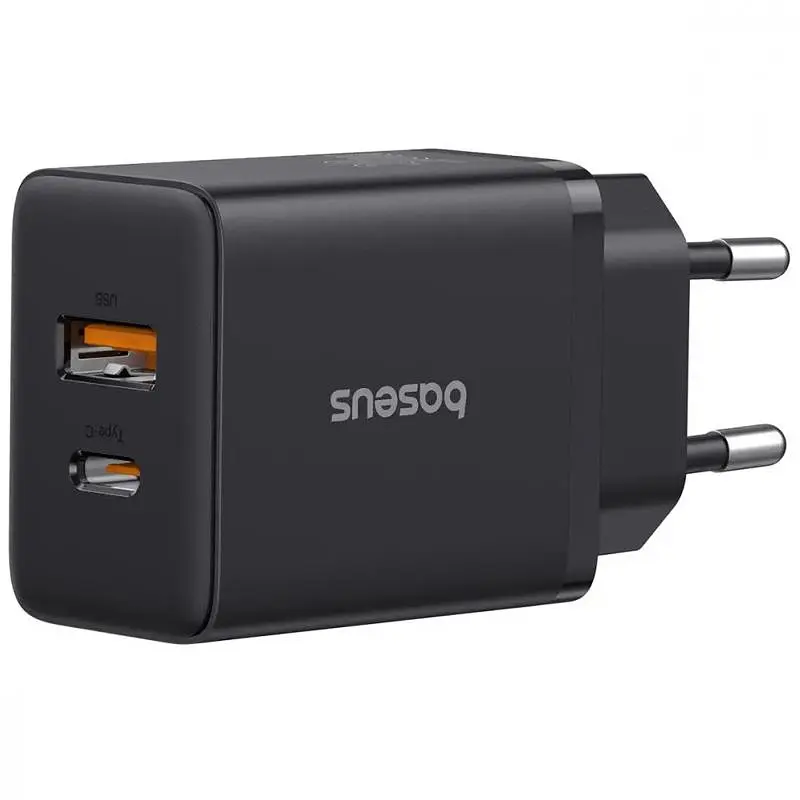МЗП Cube Pro Fast Charger PD30W+QC3.0 (1USB-A/1C) (P10111404) Cluster Black Baseus teh0029584 - фото 2