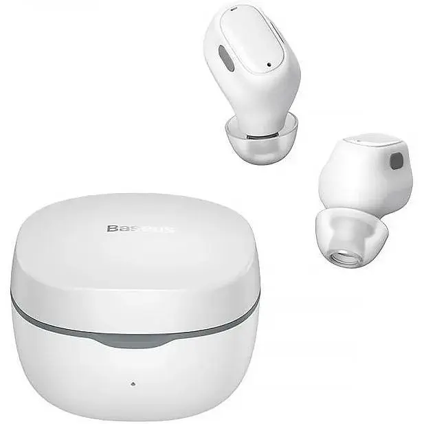 Бездротові навушники Baseus Bowie WM01 True Wireless Earphones White - фото 2