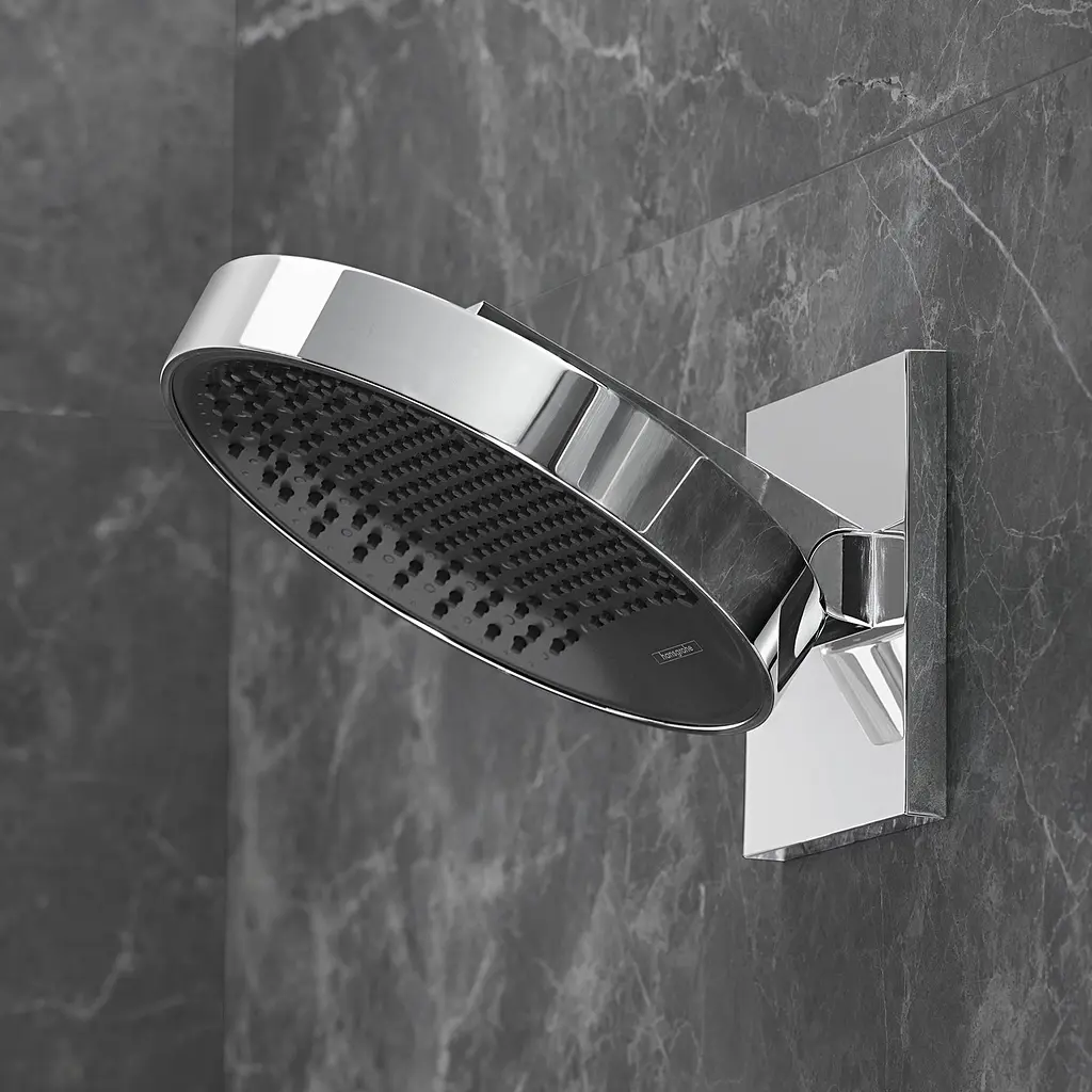 Верхній душ з настінним тримачем Hansgrohe Rainfinity 26226000, Хром - фото 3